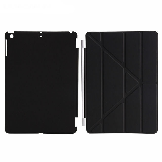 iPad 9.7 2017/18 Magnetic flip stand case, smart cover, auto wake/sleep solid back in Vegan leather - I'LL TAKE THIS