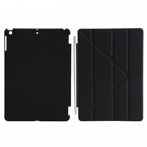 Image of iPad 9.7 2017/18 Magnetic flip stand case, smart cover, auto wake/sleep solid back in Vegan leather - I'LL TAKE THIS