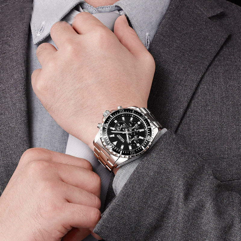 Men's Luxury Chronograph Business Watch ⌚ Quartz movement - I'LL TAKE THIS
