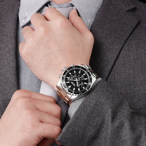 Image of Men's Luxury Chronograph Business Watch ⌚ Quartz movement - I'LL TAKE THIS