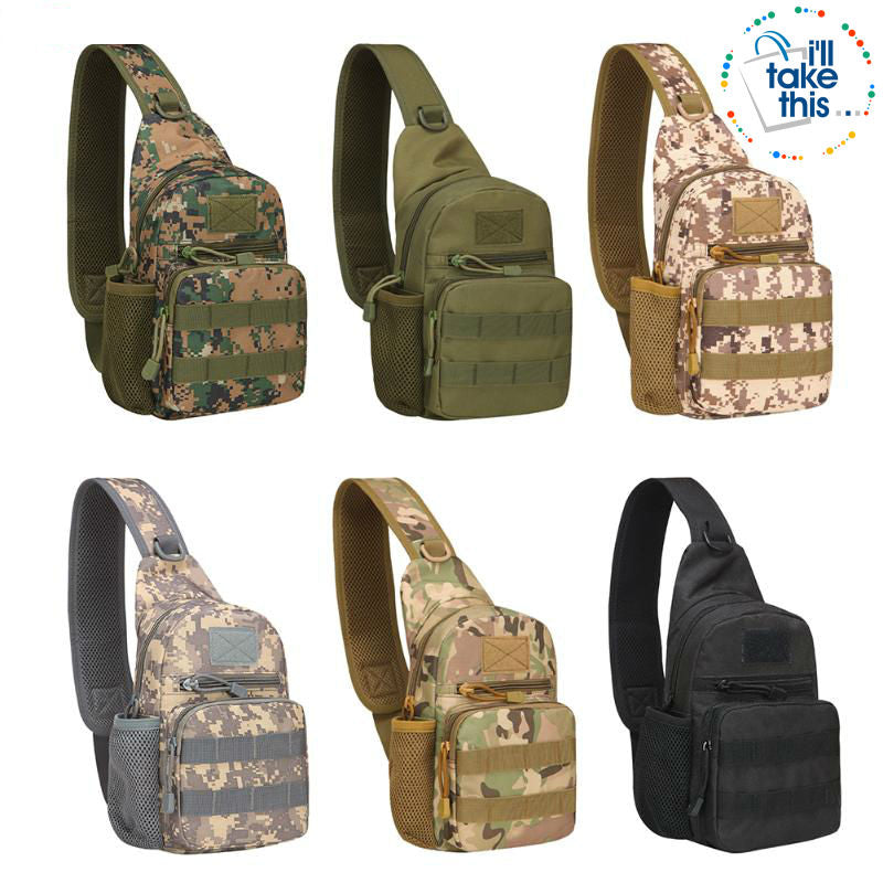 Urban Military style enthusiast Shoulder bag with a multitude of purposes - I'LL TAKE THIS