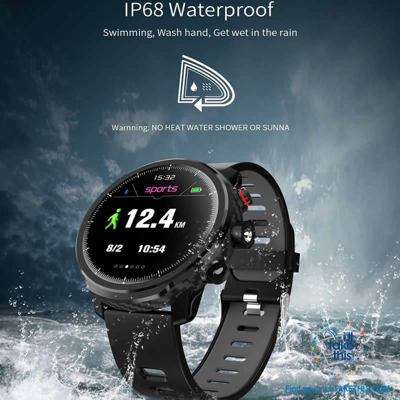 ⌚ Super Sports Carbonfibre Smartwatches, Multi-Sports Mode - Bluetooth, 3 Color options - I'LL TAKE THIS