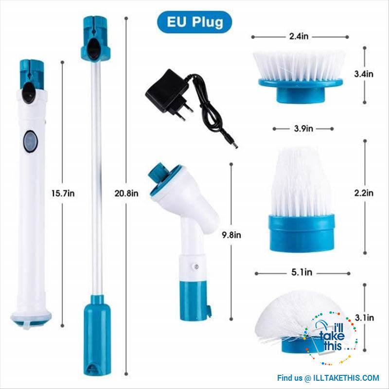 Multifunction cleaning wand all in one Portable cleaning scrubber kit - Clean Smarter not Harder