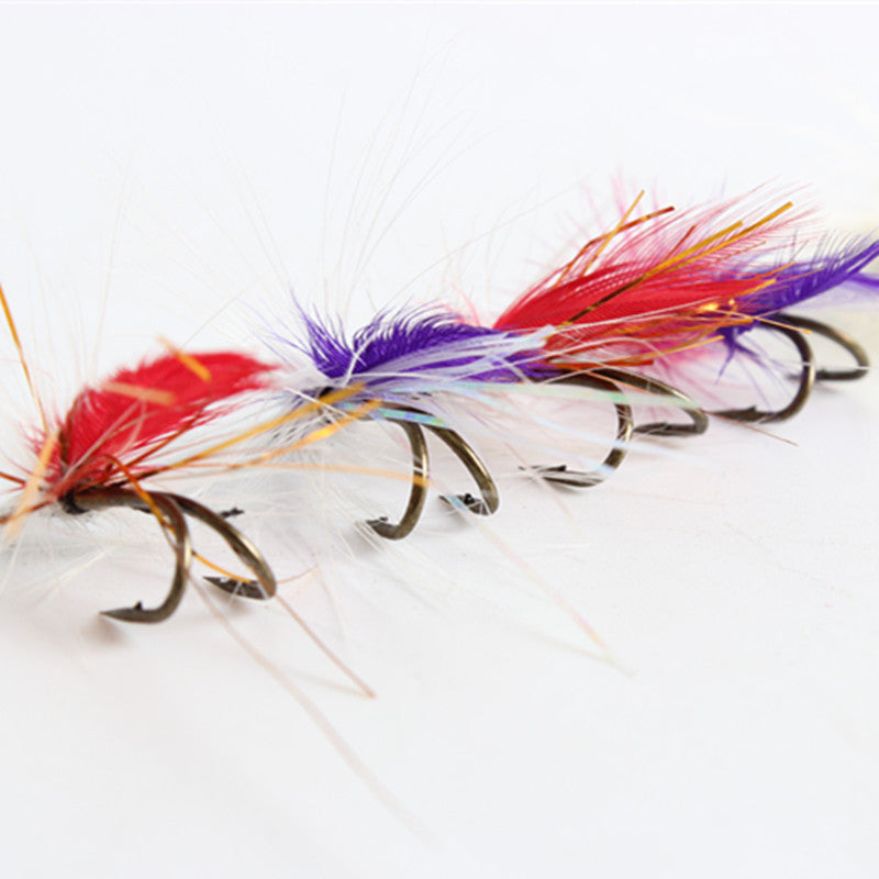 Fly fishing set of 12 Lures / Hooks, imitation Butterfly + more - I'LL TAKE THIS