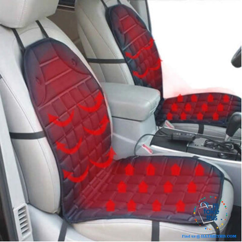 Image of 12V Car Seat Warmer, I Seat warmer or a pair in Charcoal or Black - Simple Install - I'LL TAKE THIS