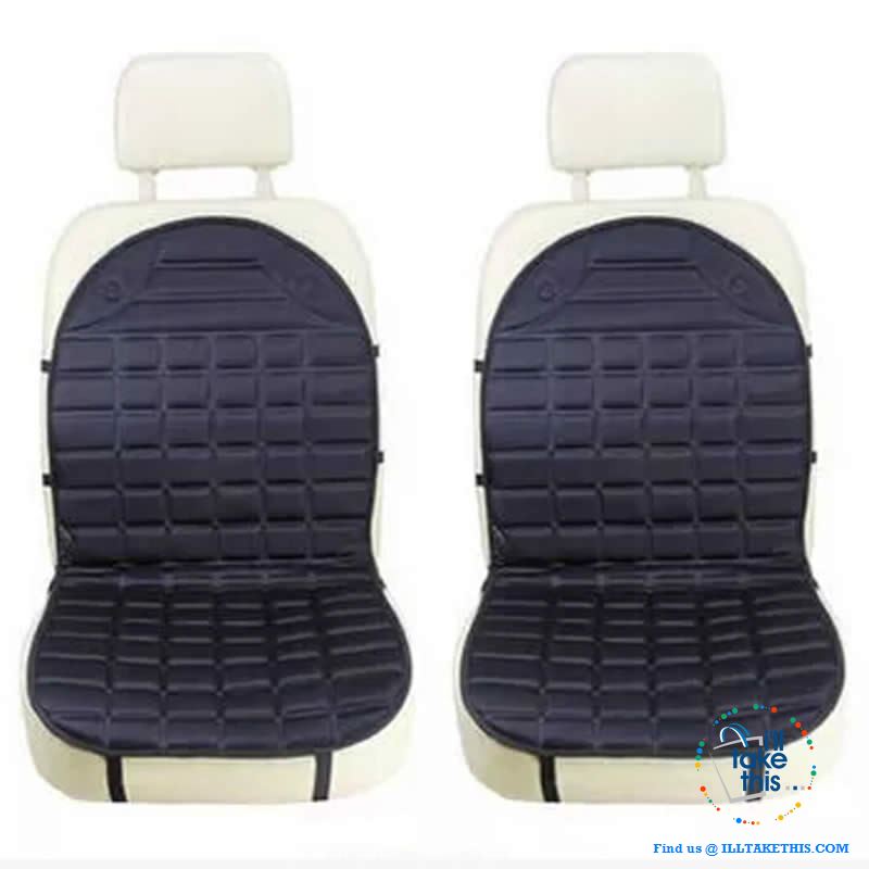 12V Car Seat Warmer, I Seat warmer or a pair in Charcoal or Black - Simple Install - I'LL TAKE THIS