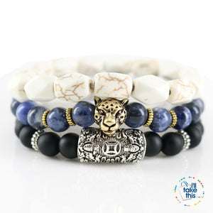 Men's 3 Piece Lord Blessing Bracelets are made for your Wealth, Good Fortune and Prosperity - I'LL TAKE THIS