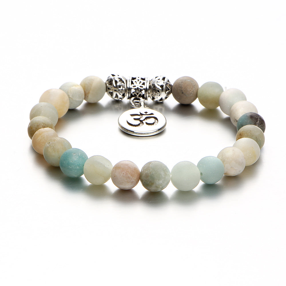 Vintage Yoga Strand Bracelets' - Natural Stone Handmade Unisex Wristband Beads - I'LL TAKE THIS