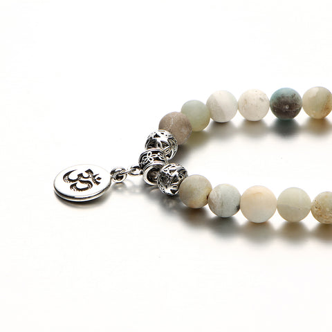 Image of Vintage Yoga Strand Bracelets' - Natural Stone Handmade Unisex Wristband Beads - I'LL TAKE THIS