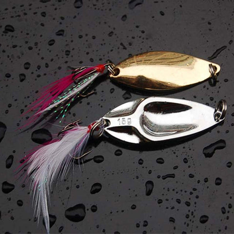 Image of Fishing Lure Metalic Shine Wobbler with Treble hook - 4 weight options. Ideal Fishing Spinner Hardbait - I'LL TAKE THIS