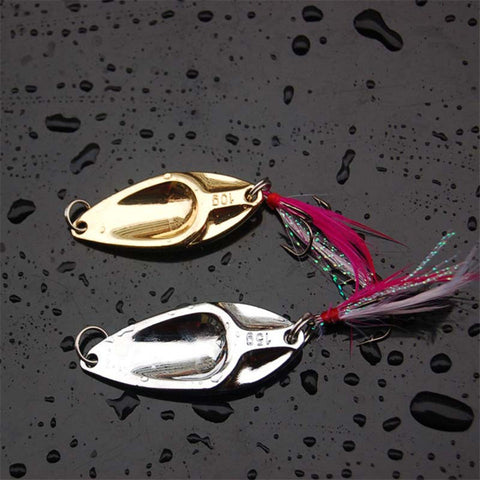 Image of Fishing Lure Metalic Shine Wobbler with Treble hook - 4 weight options. Ideal Fishing Spinner Hardbait - I'LL TAKE THIS