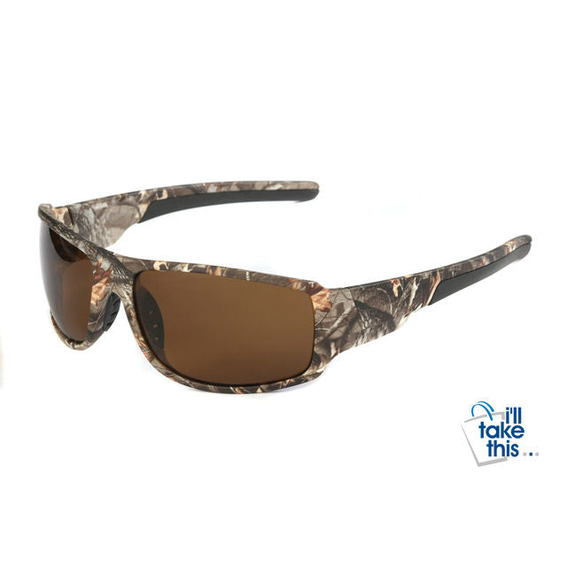 Polarized Sunglasses Camouflage Frame Sport Sun Glasses Fishing, Hunting, GREAT Driving glasses - I'LL TAKE THIS