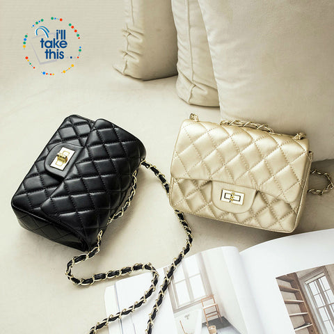 Image of Quilted Design Luxury Small size Shoulder Handbags, 9 Colors in a Vintage Crossbody Bag - I'LL TAKE THIS