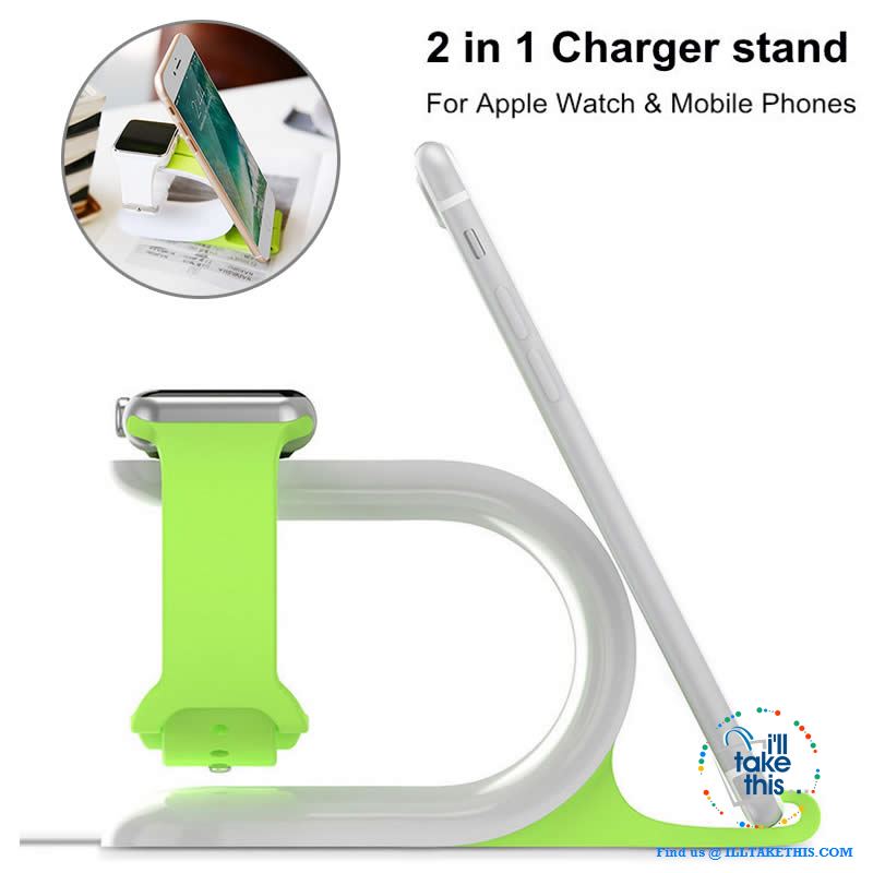 2-in-1- Multi Charging Dock/Stand for iWatch & iPhone Docking Station - I'LL TAKE THIS
