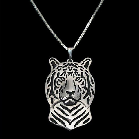 Image of Tiger Shaped Head Pendant with chain, 3 color variations - I'LL TAKE THIS
