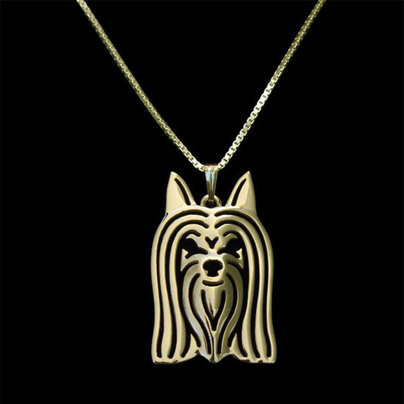 Australian Silky Terrier Pendant with FREE Link chain - I'LL TAKE THIS