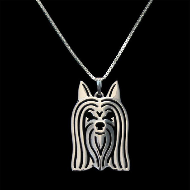 Australian Silky Terrier Pendant with FREE Link chain - I'LL TAKE THIS