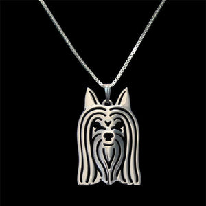 Australian Silky Terrier Pendant with FREE Link chain - I'LL TAKE THIS