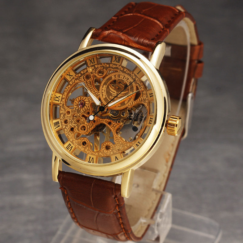 Men's Skeleton Vintage Dress Watches  - Hand Wind - I'LL TAKE THIS