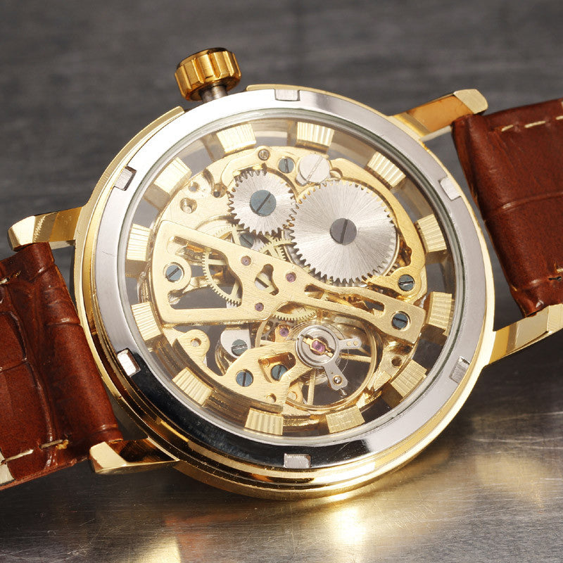 Men's Skeleton Vintage Dress Watches  - Hand Wind - I'LL TAKE THIS