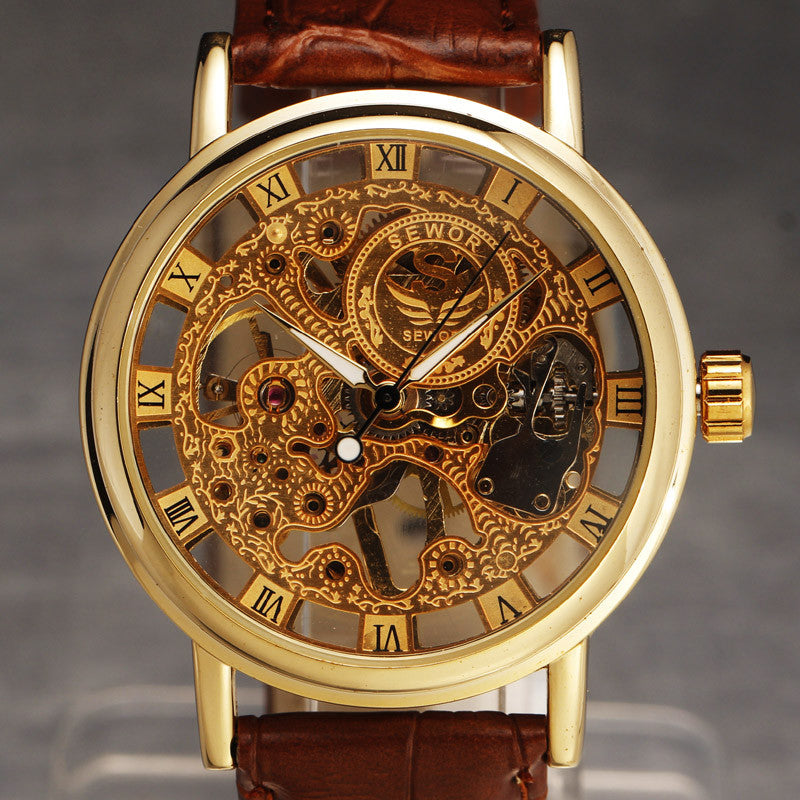 Men's Skeleton Vintage Dress Watches  - Hand Wind - I'LL TAKE THIS