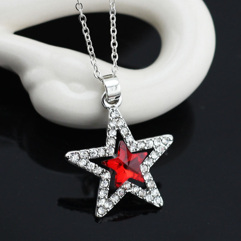Crystal Star Pendant + Necklace - 6 Colors, Great fashion jewelry ⭐ - I'LL TAKE THIS