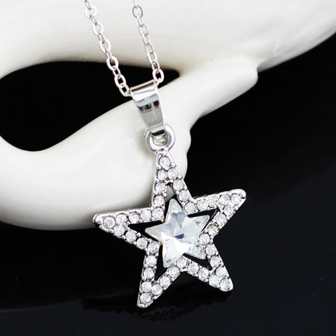 Image of Crystal Star Pendant + Necklace - 6 Colors, Great fashion jewelry ⭐ - I'LL TAKE THIS