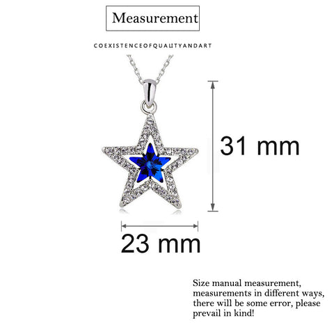 Image of Crystal Star Pendant + Necklace - 6 Colors, Great fashion jewelry ⭐ - I'LL TAKE THIS