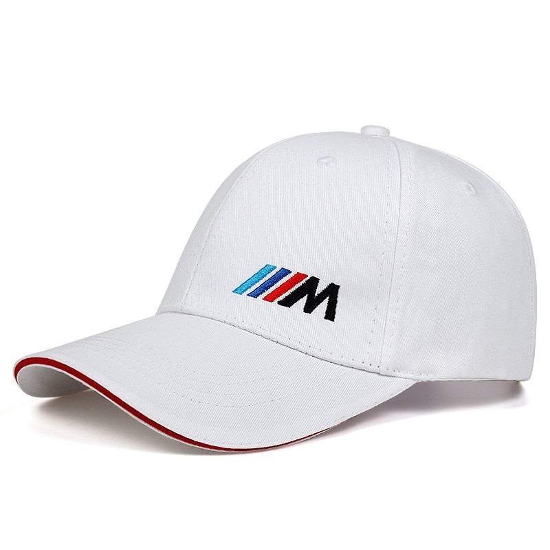 Men's & Women's embroidered Baseball Caps, White or Black Cotton breathable adjustable Caps