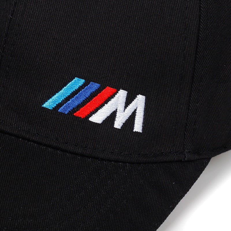 Men's & Women's embroidered Baseball Caps, White or Black Cotton breathable adjustable Caps