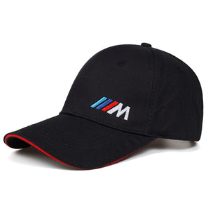 Men's & Women's embroidered Baseball Caps, White or Black Cotton breathable adjustable Caps