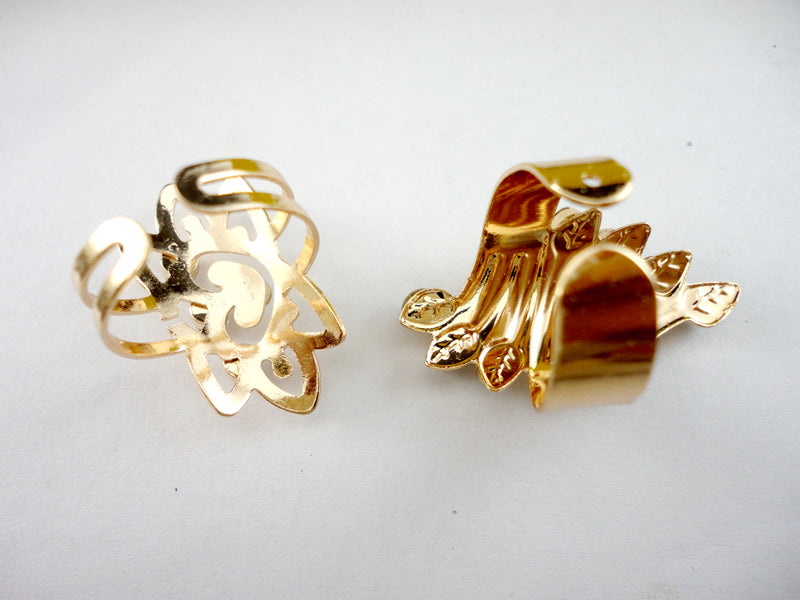 20pcs Mix Style Zinc Alloy Gold Band Ring Adjustable Toe Ring for Women or Men - I'LL TAKE THIS