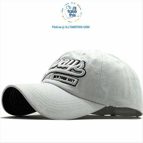 Image of New York City - Embroidery "Always 75" Men's Baseball Cap and Women's Strapback Baseball Caps - 8 Colors