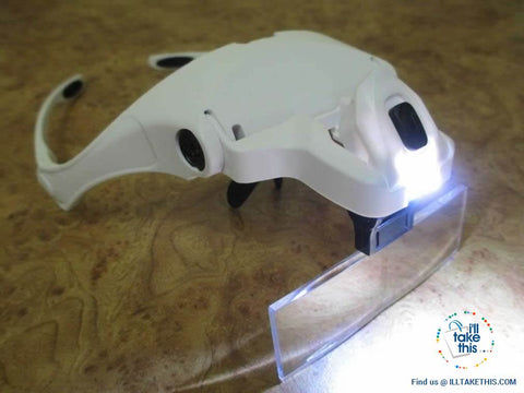 Image of Ultimate illuminated Head Magnifier - Helps You See The Tiniest Details - I'LL TAKE THIS