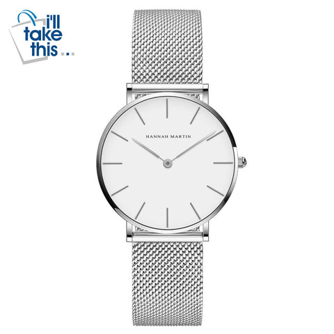 Image of Women Stainless Steel Mesh Rose Gold Waterproof Ladies Watch - Japan Quartz Movement High-Quality 36mm - I'LL TAKE THIS