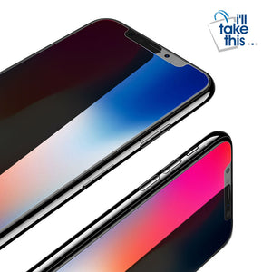 iPhone X/10 Soft Edge Full Screen Protector Tempered Glass Cover Toughened Protective Glass Film - I'LL TAKE THIS