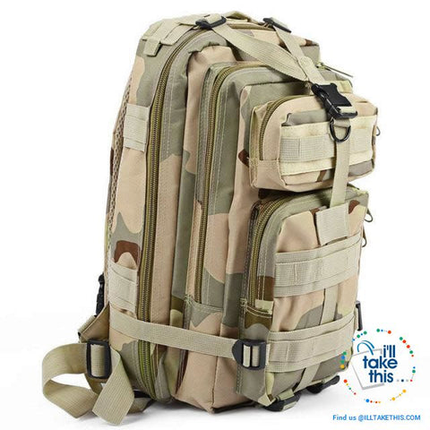 Image of Grab your 30 Liter Tactical Camouflage Backpack for Outdoor | Sports | School | College Backpack - I'LL TAKE THIS