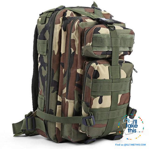 Image of Grab your 30 Liter Tactical Camouflage Backpack for Outdoor | Sports | School | College Backpack - I'LL TAKE THIS