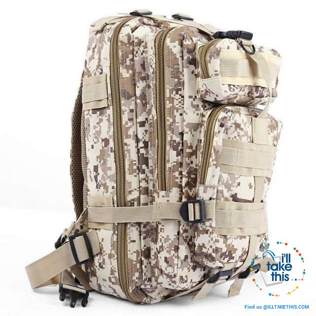 Grab your 30 Liter Tactical Camouflage Backpack for Outdoor | Sports | School | College Backpack - I'LL TAKE THIS