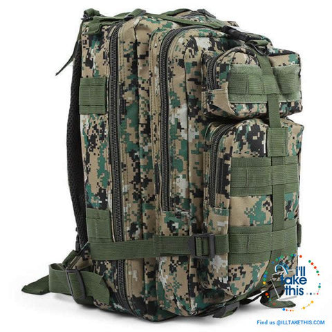 Image of Grab your 30 Liter Tactical Camouflage Backpack for Outdoor | Sports | School | College Backpack - I'LL TAKE THIS