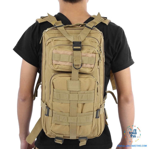 Image of Grab your 30 Liter Tactical Camouflage Backpack for Outdoor | Sports | School | College Backpack - I'LL TAKE THIS