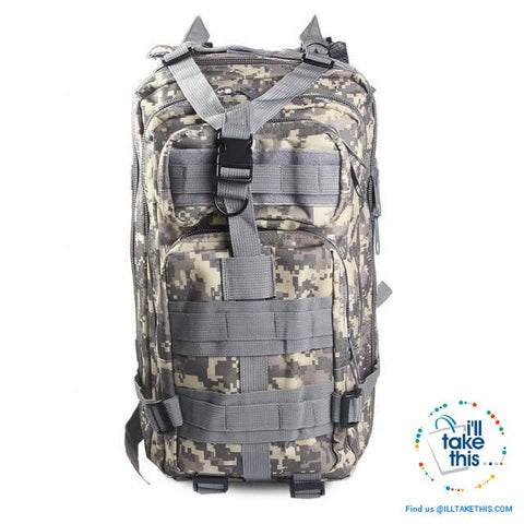 Image of Grab your 30 Liter Tactical Camouflage Backpack for Outdoor | Sports | School | College Backpack - I'LL TAKE THIS