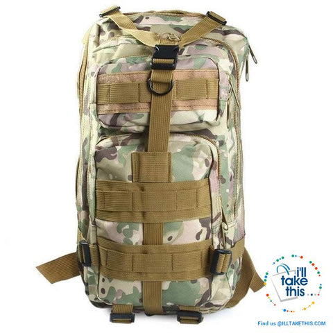 Image of Grab your 30 Liter Tactical Camouflage Backpack for Outdoor | Sports | School | College Backpack - I'LL TAKE THIS