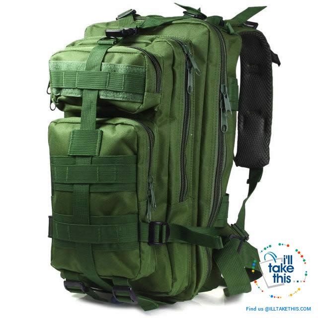 Grab your 30 Liter Tactical Camouflage Backpack for Outdoor | Sports | School | College Backpack - I'LL TAKE THIS