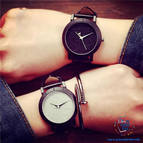 Image of Shimmering Moon Star style Ladies wrist Watches - 5 Color options - I'LL TAKE THIS