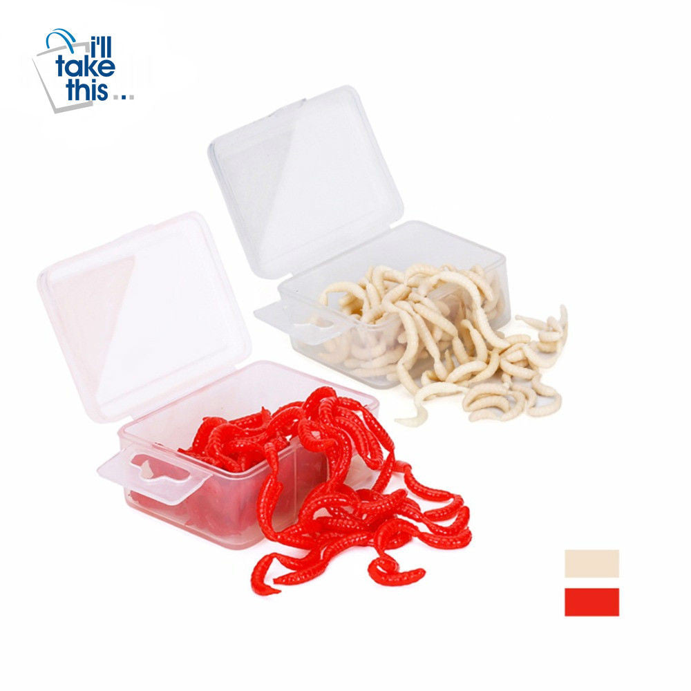 Fishing Lure - 150 pieces, Soft Lure Baits Grub Worms - I'LL TAKE THIS