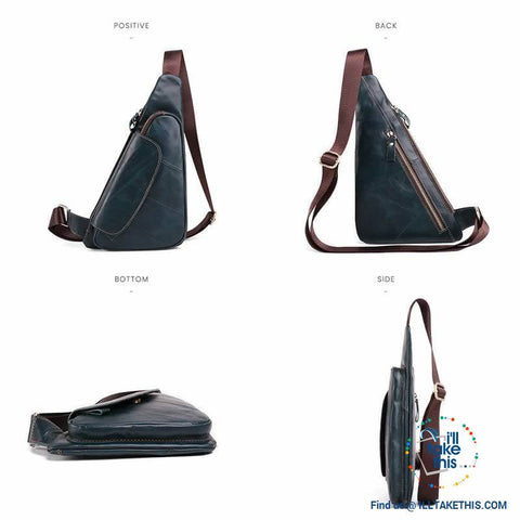 Image of Genuine Leather Sling/Cross-body Man bag with a Sophisticated style - I'LL TAKE THIS