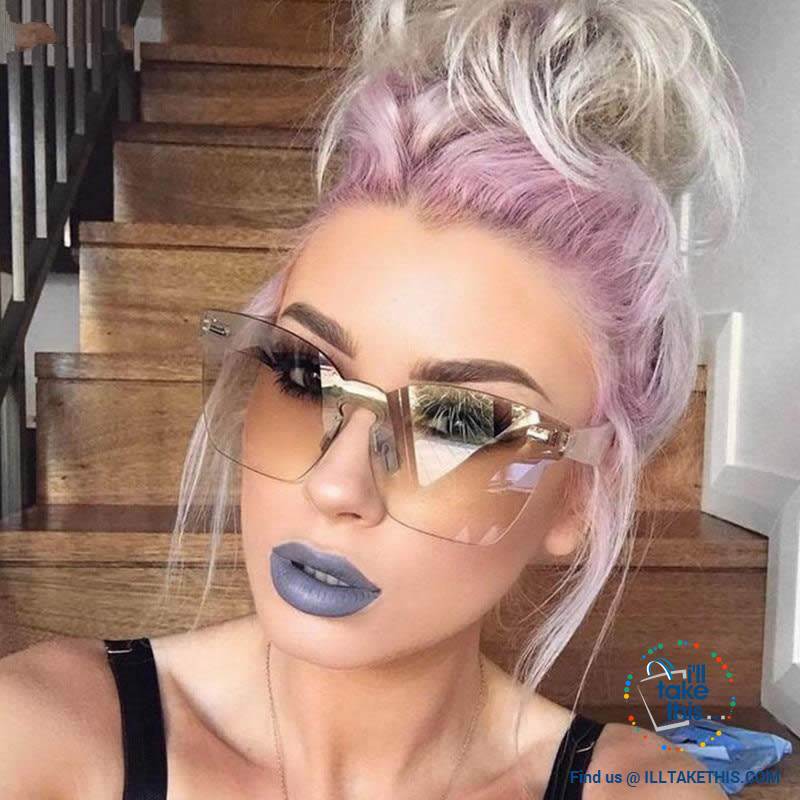 Cateye Designer Sunglasses - 6 Polycarbonate Len, Candy Color frame combinations - I'LL TAKE THIS