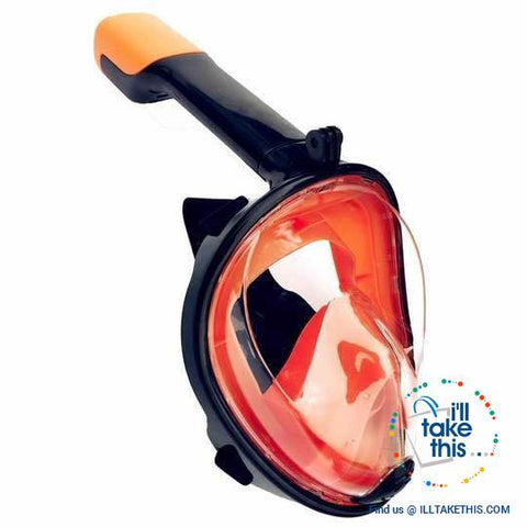 Image of Full Face Snorkel Mask - Anti Fog, Keeps Water Out And Air In! - I'LL TAKE THIS