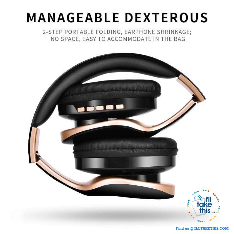 Wireless Bluetooth Headphones - Take Them With You Wherever You Go! - I'LL TAKE THIS